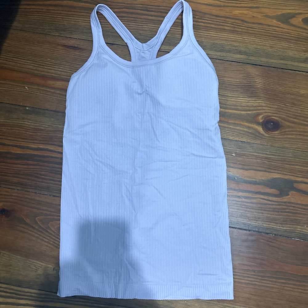 Lululemon Lavender Ebb to Street Tank Top size 4